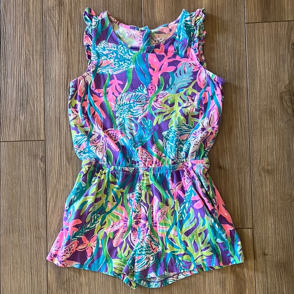 Lilly Pulitzer Tropical Print Romper